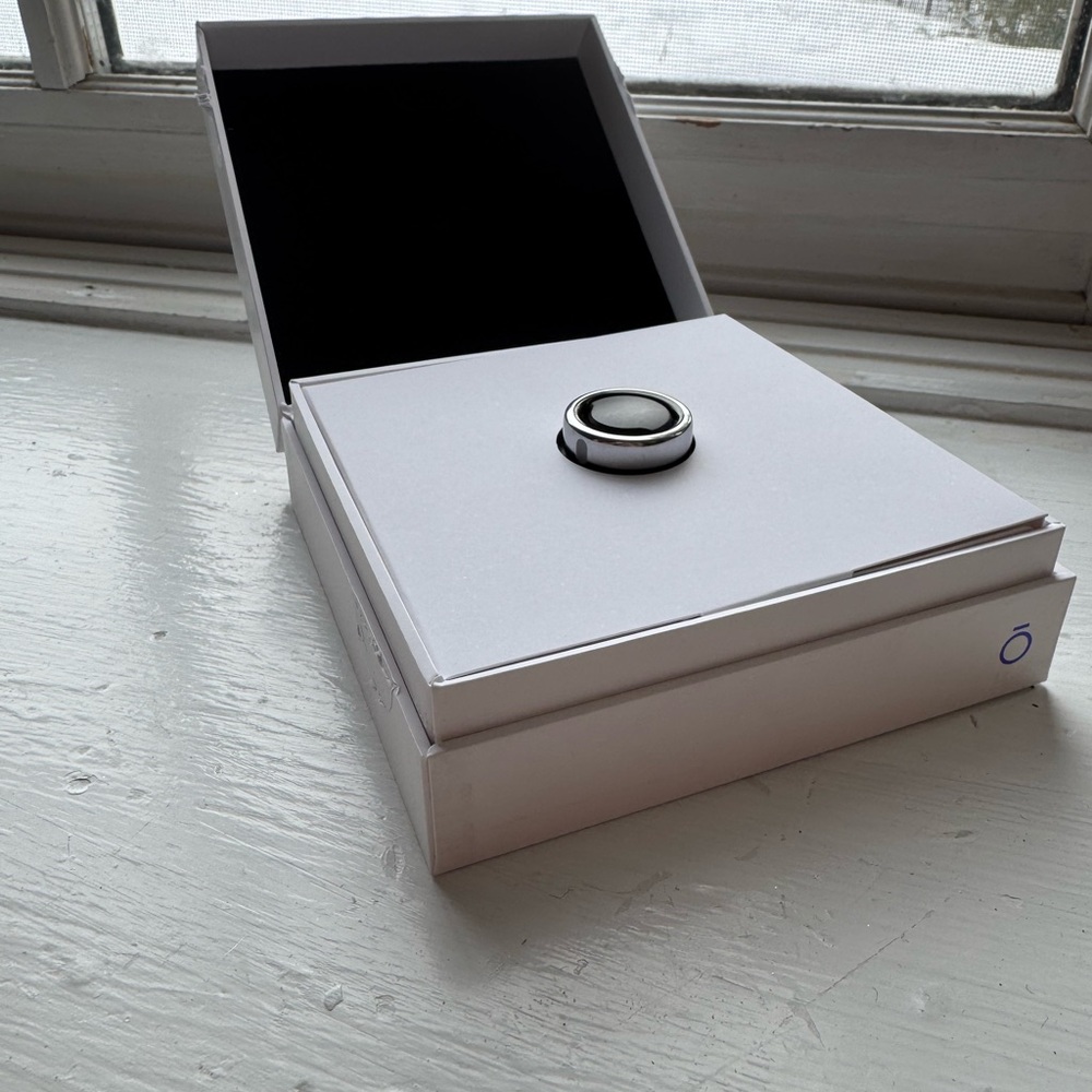 Oura Ring Gen3 Horizon in Silver Size 7